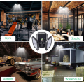 Private model garage ceiling light 60w 80w 100w 120w deformable led garage light with 3 adjustable panels